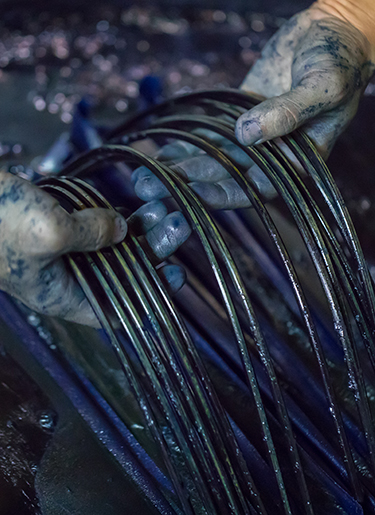 Traditional Japanese Dyeing techniques, 100 years in the making
