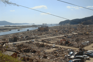 陸前高田市、東日本大震災、写真、津波