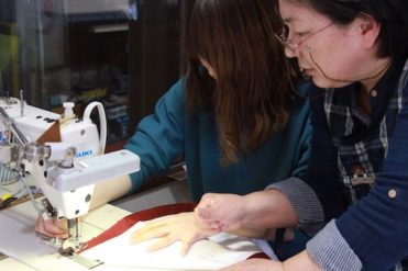 縫製勉強会　半纏　法被　製作　縫製　オーダーメイド