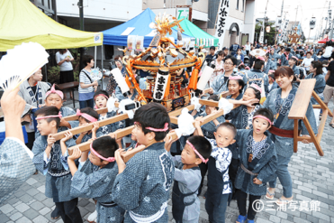 一関夏祭り　錦町フェス　半纏　はっぴ　祭り　神輿